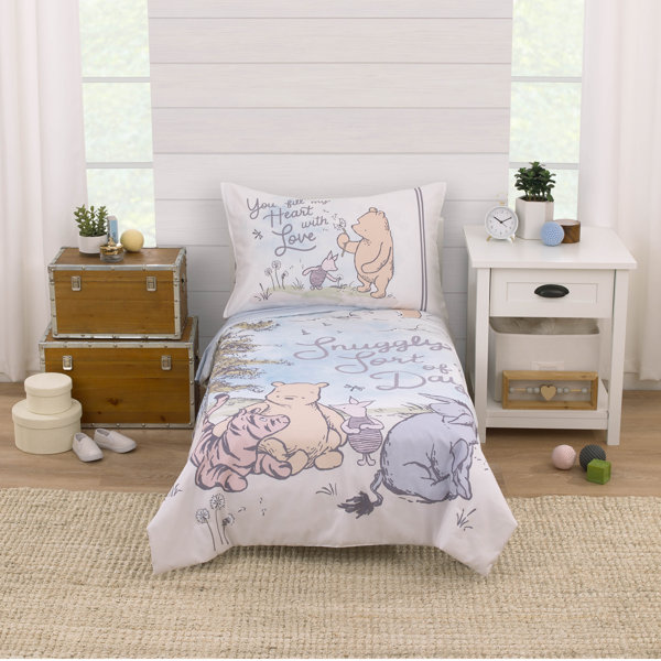 Disney NoJo Disney Classic Winnie The Pooh Toddler 4pc Toddler Bedding Set Wayfair